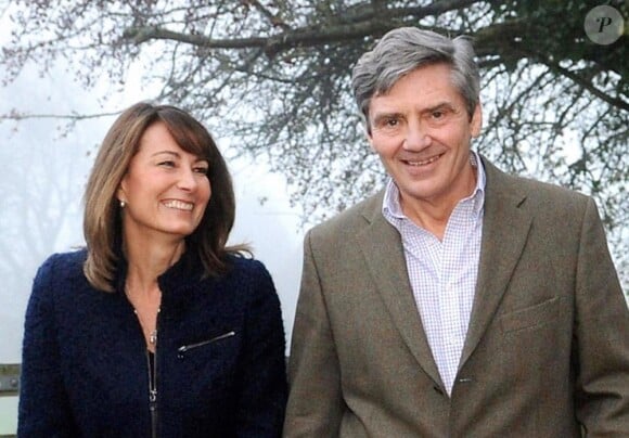 Carole et Michael Middleton, fondateurs de la société Party Pieces, dans le Berkshire en novembre 2010.