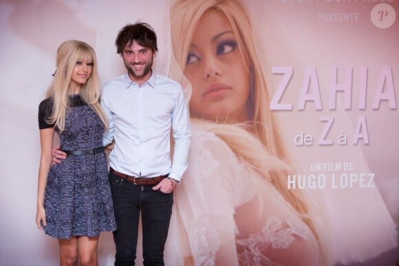 Zahia Dehar et Hugo Lopez lors de la projection privée de Zahia de Z à A