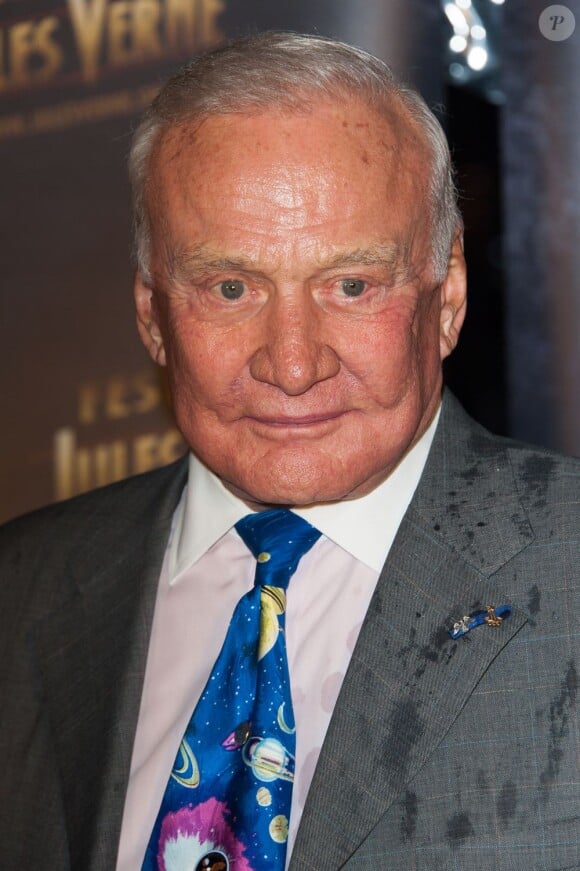 Buzz Aldrin à Paris, le 11 octobre 2012.