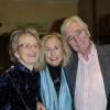 Christine Pinoteau reçoit Brigitte Fossey et Jean-Loup Dabadie au cinéma Le Village de Neuilly sur Seine, pour un hommage à Claude Pinoteau, le 7 janvier 2012.