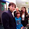 Prince Michael Jackson Jr et LaToya Jackson ont rendu visite à des enfants touchés par le cancer dans un hôpital de Cologne, le 6 janvier 2012