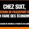 Sixt utilise l'actualité de Gérard Depardieu pour sa dernière campagne de pub