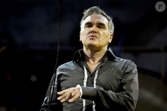 Morrissey lors du festival de Glastonbury à Pilton à Glastonbury le 24 juin 2012