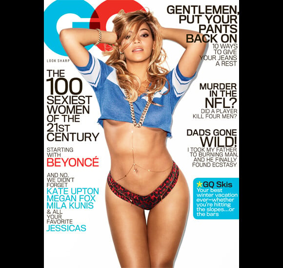 Beyoncé Knowles pose pour la couverture de GQ. Janvier 2013.