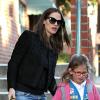 Jennifer Garner va chercher sa fille Violet à l'école à Los Angeles, le 11 janvier 2013.