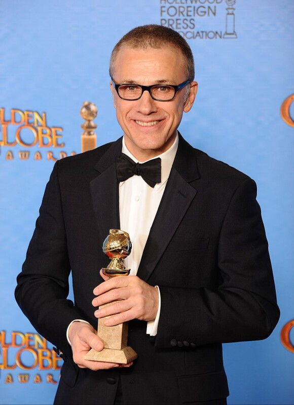 Christoph Waltz (Django Unchained) élu meilleur acteur dans un second rôle aux Golden Globes 2013.