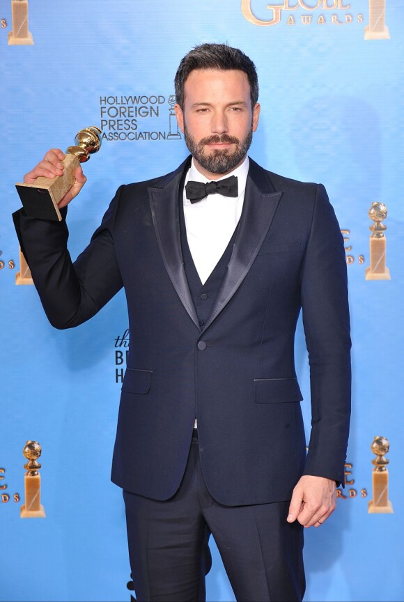 Ben Affleck (Argo), élu meilleur réalisateur aux Golden Globes 2013.