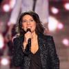 Estelle Denis lors de l'enregistrement du prime 'Samedi soir on chante Goldman', diffusé le 19 janvier 2013 sur TF1