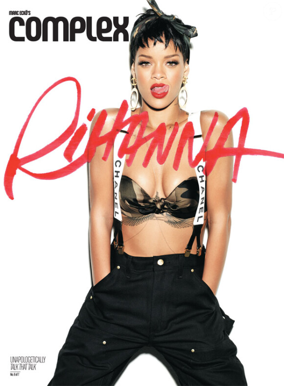 Rihanna photographiée par Zoe McConnell pour le numéro de février-mars 2013 du magazine Complex.
