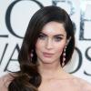 Megan Fox à la 70e cérémonie des Golden Globes à Los Angeles le 13 janvier 2013. La jolie brune portait une robe Dolce & Gabbana.