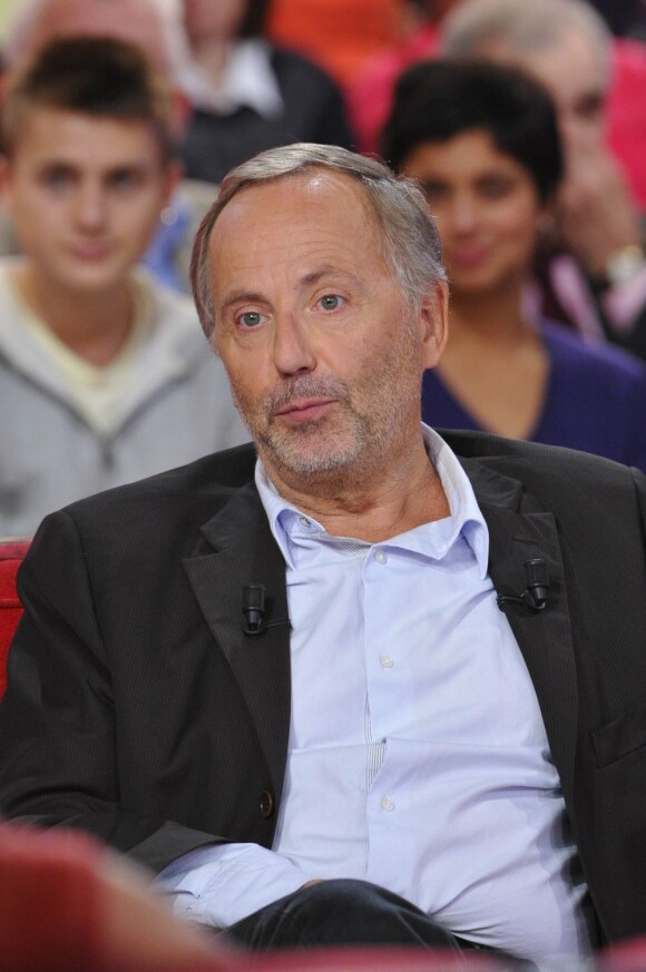 Fabrice Luchini lors de l'émission Vivement dimanche le 3 octobre 2012