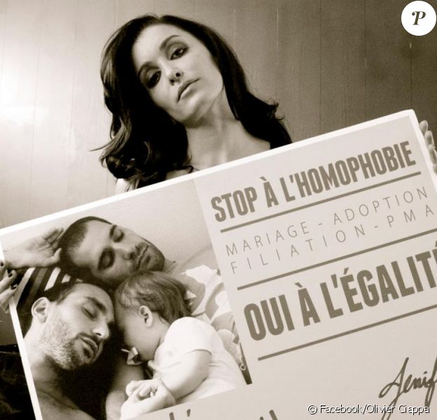Jenifer s'engage en faveur du mariage pour tous.