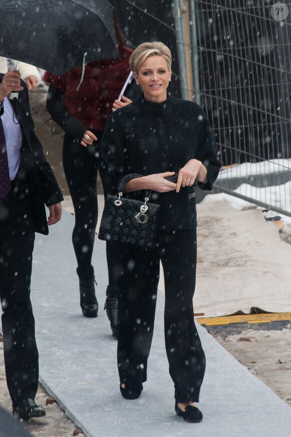 Charlene Wittstock défilé Dior Haute Couture le 21 janvier à Paris
