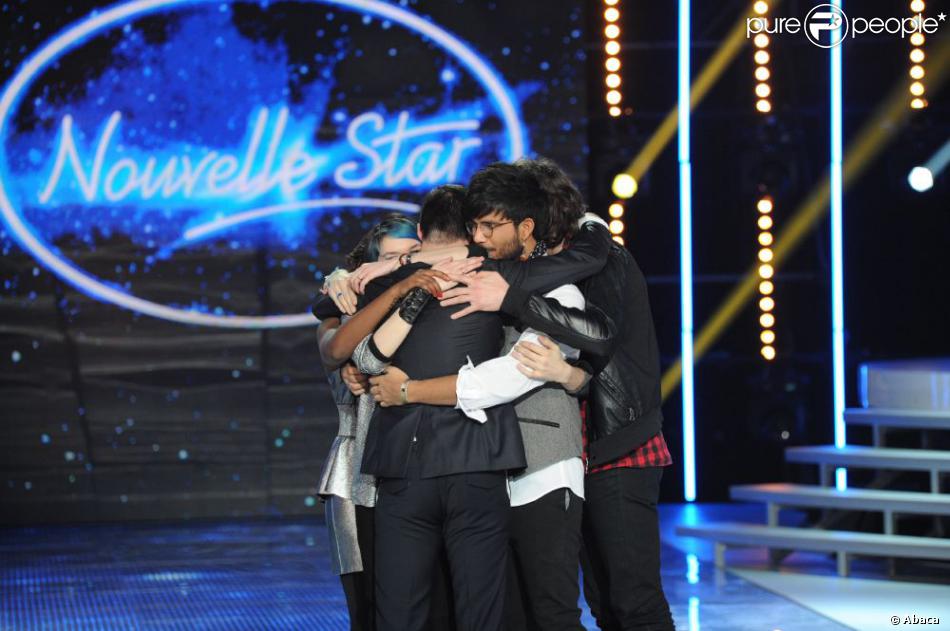 Timothée est éliminé pendant le deuxième prime de Nouvelle Star à L&#039;arche de Saint Germain, Issy-Les-Moulineaux, le 22 janvier 2013