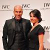 Zinédine Zidane et Véronique lors de la soirée IWC Schaffhausen Race Night à l'occasion du salon international de la Haute Horlogerie (SIHH) 2013 à Genève en Suisse le 22 Janvier 2013