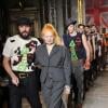 Vivienne Westwood en janvier 2012 à l'issue d'un de ses défilés