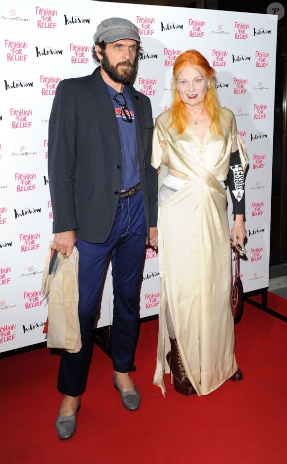Vivienne Westwood et son mari en août 2012