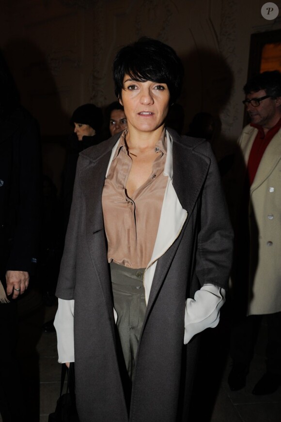 Florence Foresti assiste au défilé Haute Couture Jean-Paul Gaultier le 22 janvier 2013