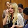 Lindsay Lohan et son avocate Shawn Holley, au palais de justice de Los Angeles, le 6 juillet 2010. Elle devra passer 90 jours en prison.