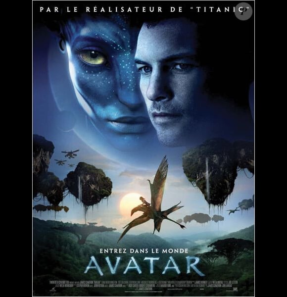 Sam Worthington et Zoe Saldana dans Avatar.