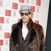 JoeyStarr lors du Dîner de la mode pour le Sidaction au pavillon d'Armenonville à Paris le 24 janvier 2013 : il affiche un look suprenant