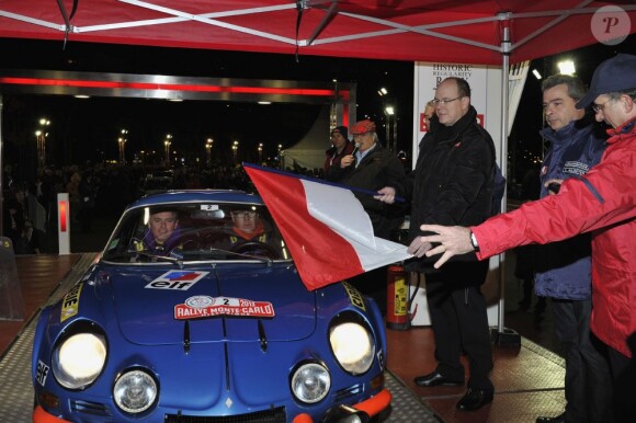 Départ du Rallye Monte-Carlo historique le 27 janvier 2013 à Monaco