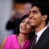 Les amoureux Freida Pinto et Dev Patel lors des Screen Actors Guild Awards à Los Angeles le 27 janvier 2013