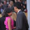 Freida Pinto et Dev Patel lors des Screen Actors Guild Awards à Los Angeles le 27 janvier 2013