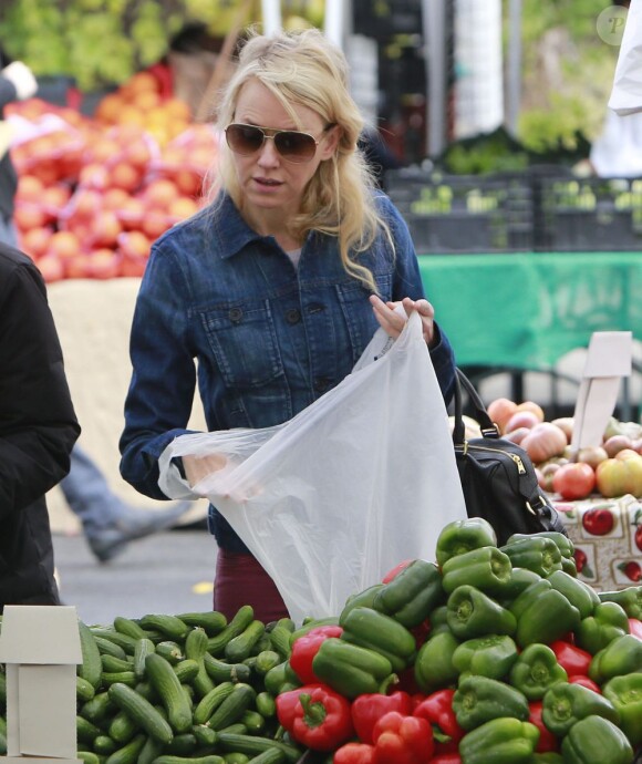 Exclu - Naomi Watts et sa petite famille en mode shopping à Beverly Hills, le 27 janvier 2013.