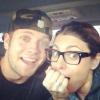 Jamie-Lynn Sigler pose avec son fiancé Cutter Dykstra, sut Twitter, le 28 janvier 2013.