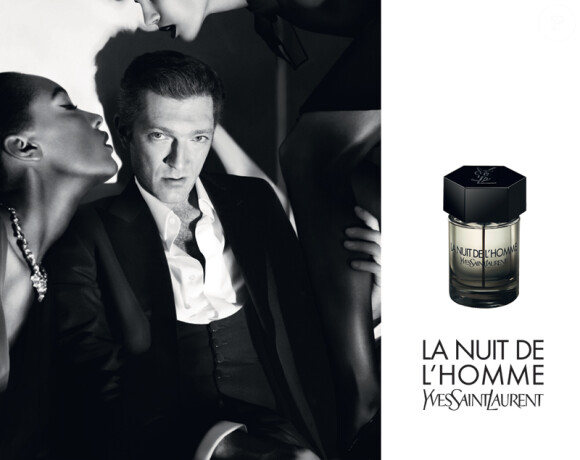 Vincent Cassel, visage de La Nuit de l'Homme d'Yves Saint Laurent.