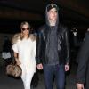 Paris Hilton et Riper Viiperi arrivent à l'aéroport de Los Angeles, le 2 février 2013.