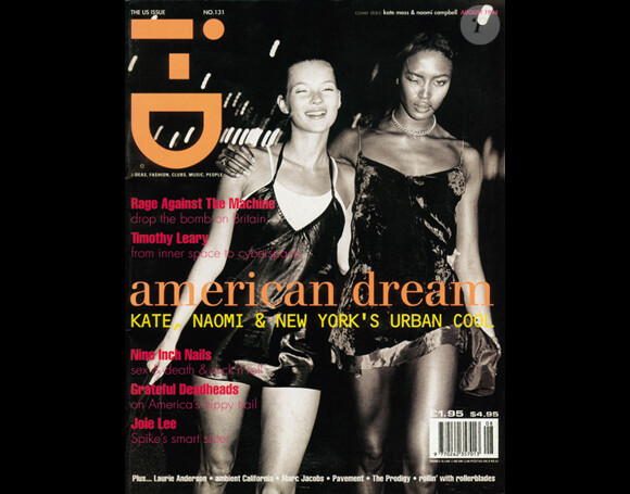 Kate Moss et Naomi Campbell photographiées par Steven Klein en couverture du magazine i-D. 1994.