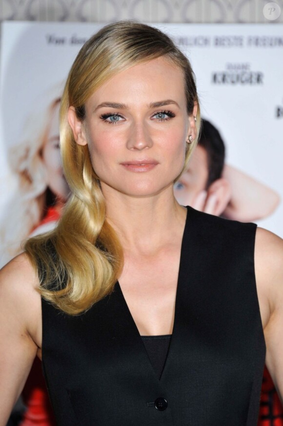 Diane Kruger sur le tapis rouge de la première allemande de son dernier film Un Plan Parfait à Berlin, le 31 janvier 2013.
