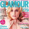 Diane Kruger fait la couverture du magazine Glamour, version anglaise, daté du mois de mars 2013.