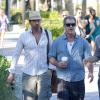 Gerard Butler et Mel Gibson se promènent dans les rues Miami, le 2 février 2013.