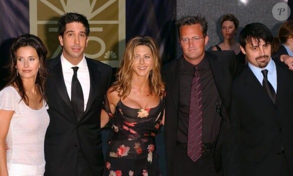 Les acteurs de Friends, à New York le 5 mai 2002.