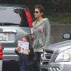 Halle Berry dépose sa fille Nahla à l'ecole à Los Angeles, le 5 fevrier 2013.