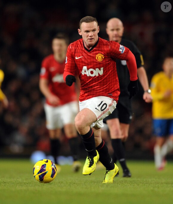 Wayne Rooney sur le terrain le 30 janvier 2013