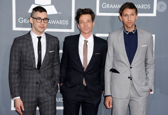 Fun à la 55e cérémonie des Grammy Awards à Los Angeles le 10 février 2013.