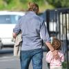 L'ex compagnon d'Halle Berry, Gabriel Aubry, a été chercher sa fille Nahla à la sortie de son école le 7 février 2013. Photo prise à Los Angeles.
