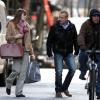 Exclu : Carla Bruni Sarkozy fait du shopping à New York, le 1er février 2013.