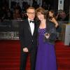 Christoph Waltz et son épouse Judith Holste lors de la cérémonie des BAFTA Awards à Londres le 10 février 2013