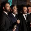 Ben Affleck, George Clooney et Grant Heslov lors des BAFTA à Londres le 10 février 2013