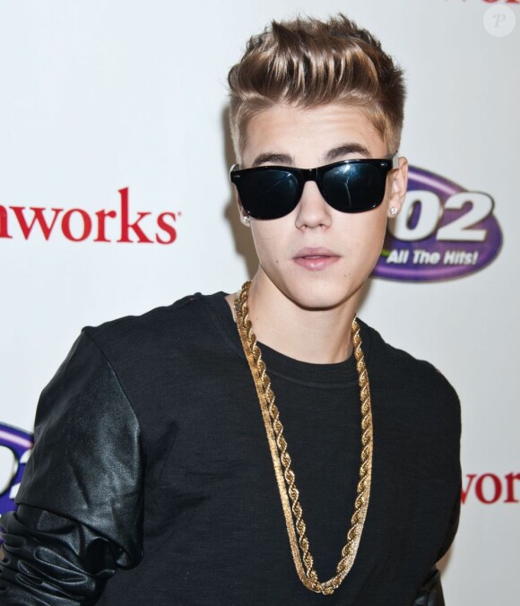 Justin Bieber à la soirée Q102's Jingle Ball 2012 à Philadelphie, le 5 décembre 2012.