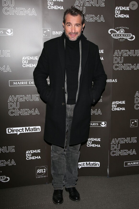 Jean Dujardin lors de l'avant-première à Paris du film Möbius le 12 février 2013