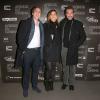 Cécile de France, Jean Dujardin et le réalisateur Eric Rochant lors de l'avant-première à Paris du film Möbius le 12 février 2013