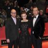 Steven Soderbergh, Rooney Mara et Jude Law à la première du film Side Effects (Effets Secondaires) à la 63e Berlinale, le 12 février 2013.