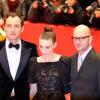Jude Law, Rooney Mara et le réalisateur Steven Soderberg à la première du film Side Effects (Effets Secondaires) à la 63e Berlinale, le 12 février 2013.