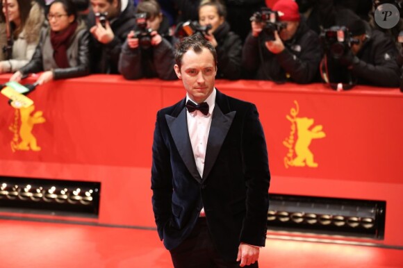 Le britannique Jude Law à la première du film Side Effects (Effets Secondaires) à la 63e Berlinale, le 12 février 2013.